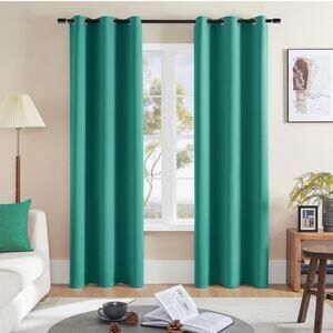 Blackout 2Panels Curtains Living Room Thermal Insulated Drapes Bedroom 42x63”